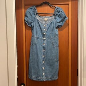 Madewell Denim Dress Size 4 NWT